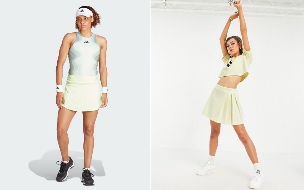 Hướng dẫn phối đồ với chân váy tennis
