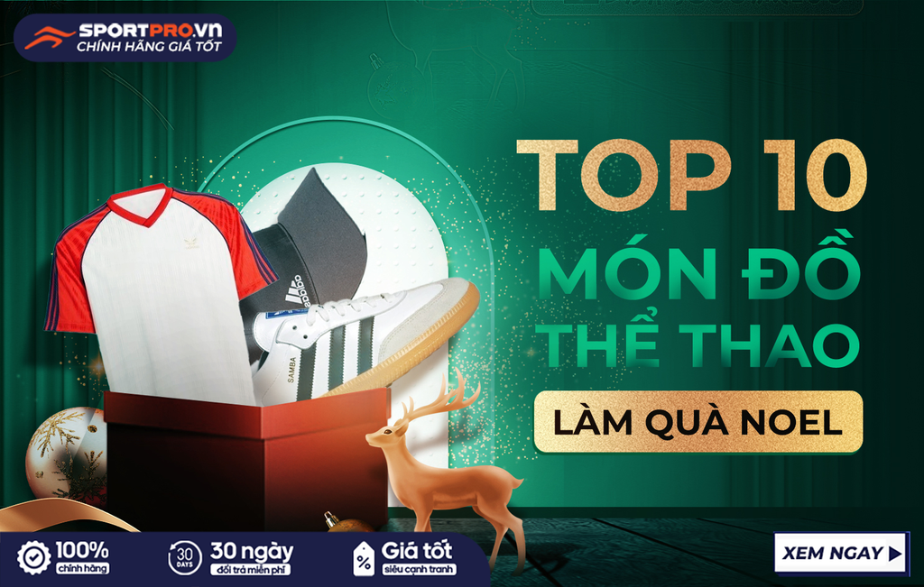 TOP 10 MÓN ĐỒ THỂ THAO LÀM QUÀ NOEL, GIÁNG SINH Ý NGHĨA
