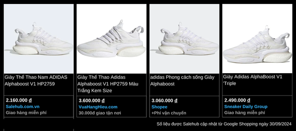 Giày adidas giá tốt tháng 10