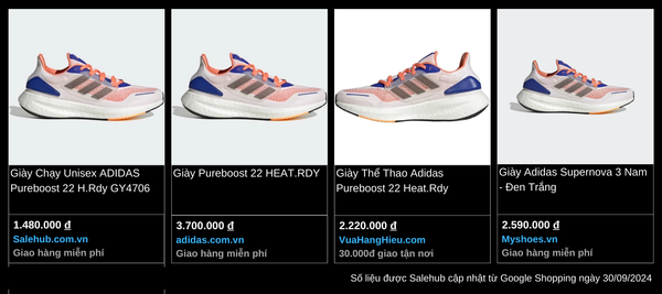 Giày adidas giá tốt tháng 10