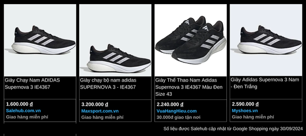 Giày adidas giá tốt tháng 10