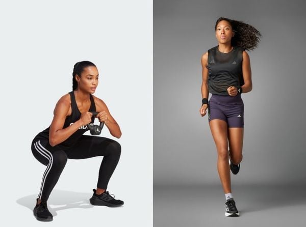 Gợi ý phối áo ba lỗ adidas nữ theo phong cách phòng gym năng động