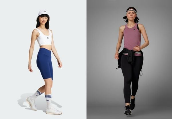 Gợi ý phối áo ba lỗ adidas nữ theo phong cách phòng gym năng động