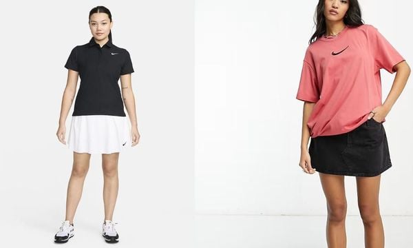 Phối đồ nữ tính, thanh lịch với áo Nike nữ
