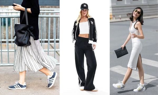 Kết hợp giày adidas nữ với phụ kiện