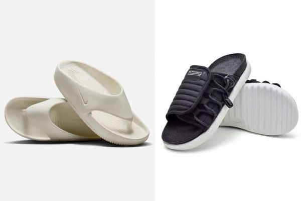 Dép Nike phối với quần short và áo thun