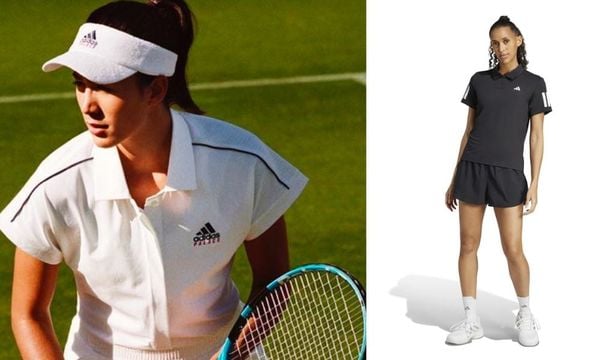 Mix-match áo polo tennis và quần short