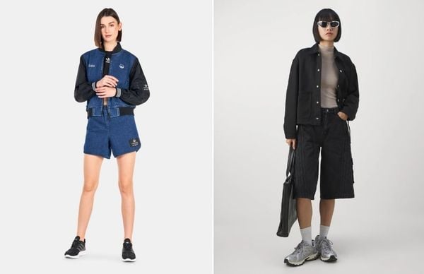 Gợi ý phối đồ với quần đùi nữ adidas theo phong cách đường phố