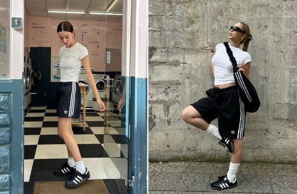 Gợi ý phối đồ với quần đùi nữ adidas theo phong cách thể thao
