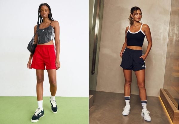 Gợi ý phối đồ với quần đùi nữ adidas theo phong cách năng động, cá tính
