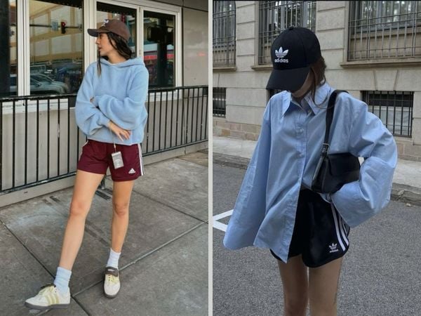 Phối đồ với mũ lưỡi trai hợp xu hướng thời trang sân bay đang thịnh hành