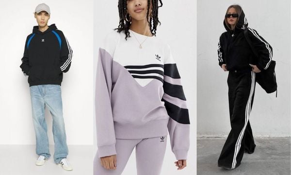 Áo hoodie với phom dáng năng động xu hướng thời trang sân bay
