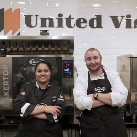 Unox Bakertop Convection Oven Demonstration At United Vision