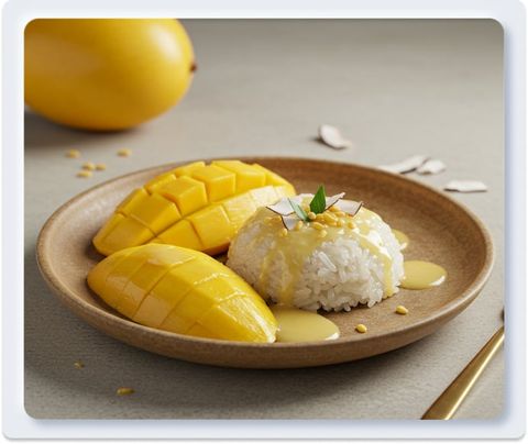 Giải mã bí quyết nấu Xôi Xoài Thái Lan ngon như ngoài hàng