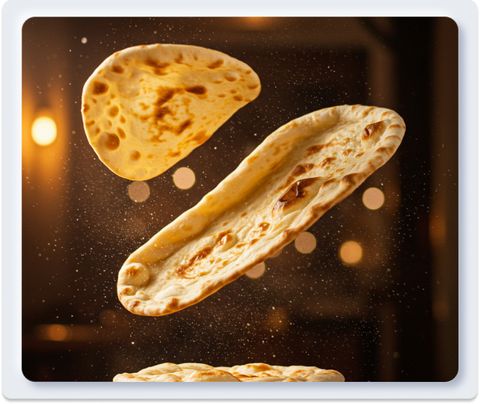 Công thức bánh mì Naan (Bơ tỏi & Truyền thống) chuẩn vị Ấn Độ