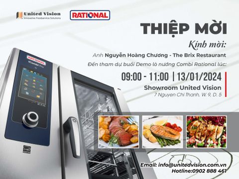 Explore The Optimal Features Of Rational Oven Through A Demo At United Vision