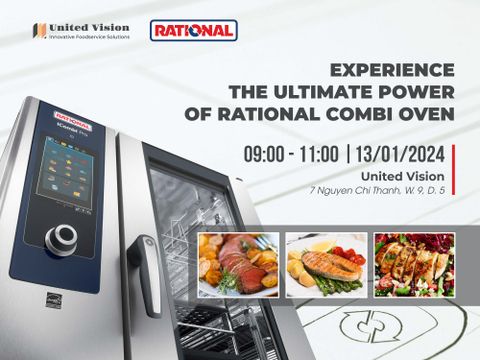 Khám phá các tính năng tối ưu từ lò nướng Rational qua buổi demo thực tế tại United Vision