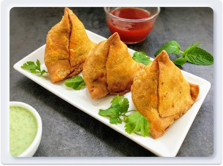 1. Bánh Samosa - Món khai vị 