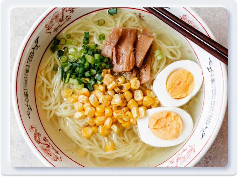 1. Ramen Shio (塩ラーメン) – Vị Muối Thanh Đạm
