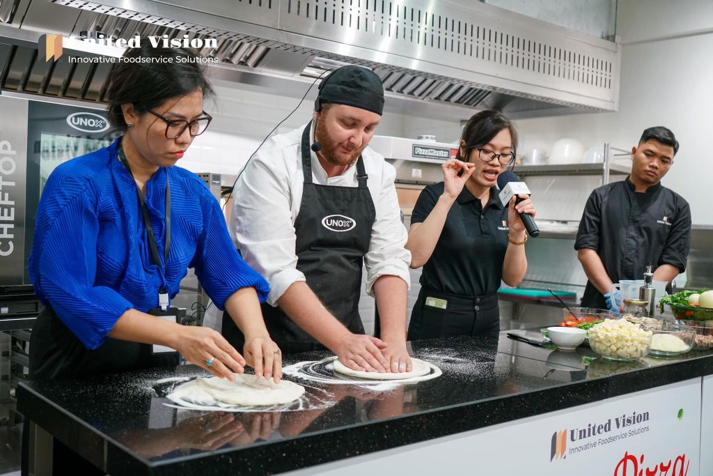 Italian Pizza Class With Chef Mattia Di Paolo At United Vision