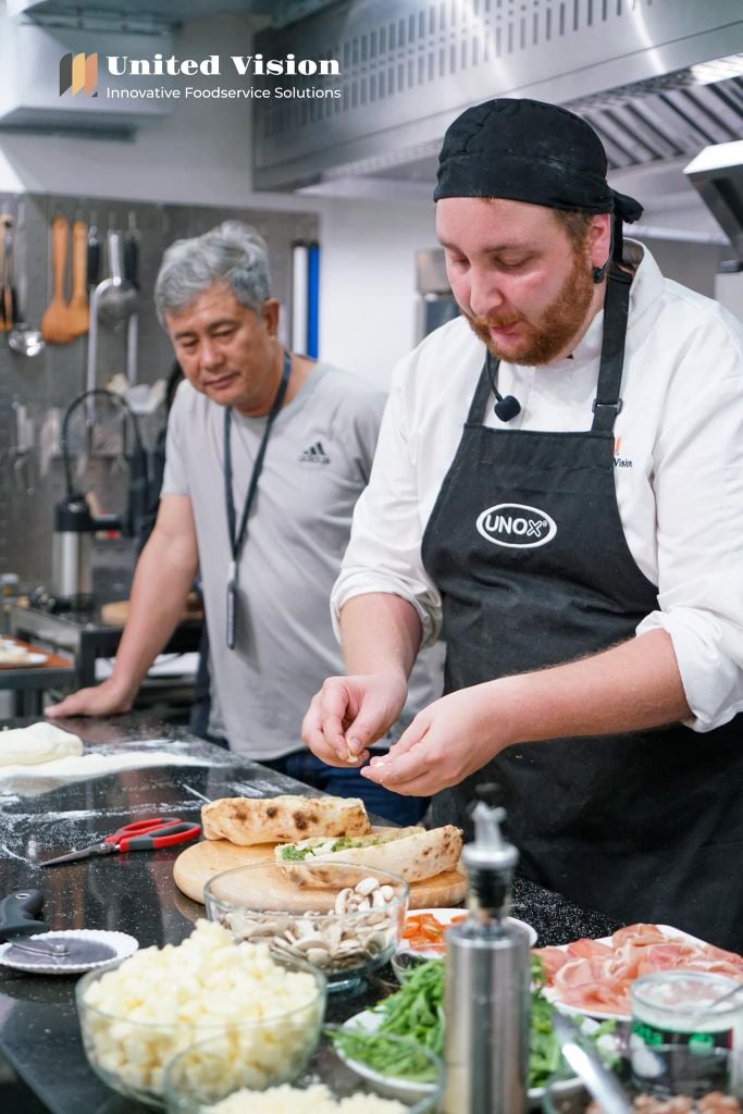 Italian Pizza Class With Chef Mattia Di Paolo At United Vision