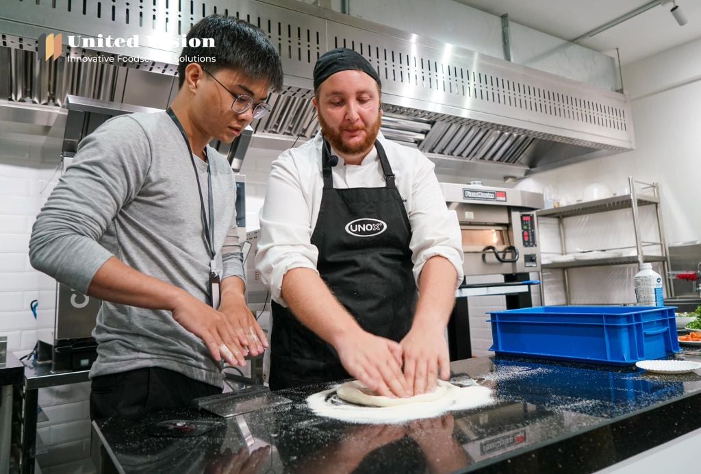 Italian Pizza Class With Chef Mattia Di Paolo At United Vision