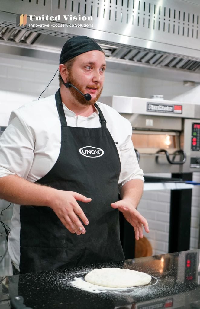 Italian Pizza Class With Chef Mattia Di Paolo At United Vision