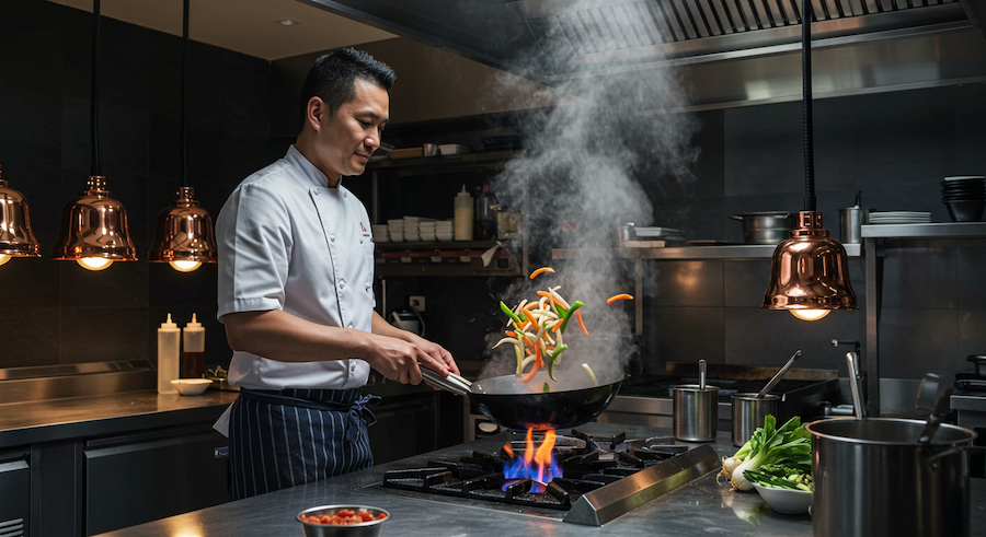 Bếp Á Công Nghiệp 3 Họng: Giải Pháp Tối Ưu Cho Đầu Bếp Chuyên Món Á