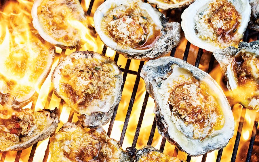Bếp nướng hàu bằng gas: chọn thế nào để nướng hàu nhanh & không đen?