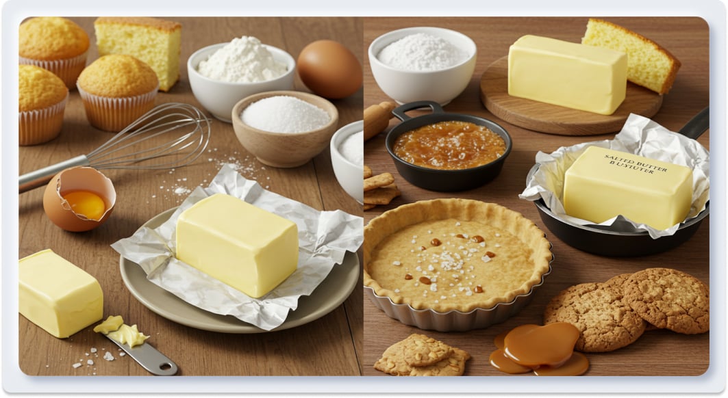 Bơ Nào Làm Bánh Ngon? Phân Biệt Bơ Lạt, Mặn & Các Loại Khác