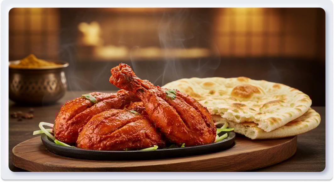 Cách Làm Gà Nướng Tandoori Bằng Lò Nướng & Nồi Chiên Không Dầu