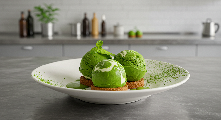 Công thức làm kem matcha gelato mịn ngon không cần máy