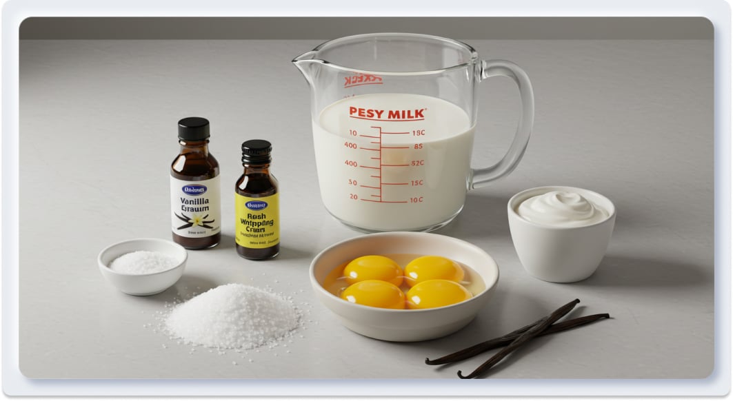 Cách Làm Sốt Kem Custard Sánh Mịn, Bất Bại Cho Người Mới