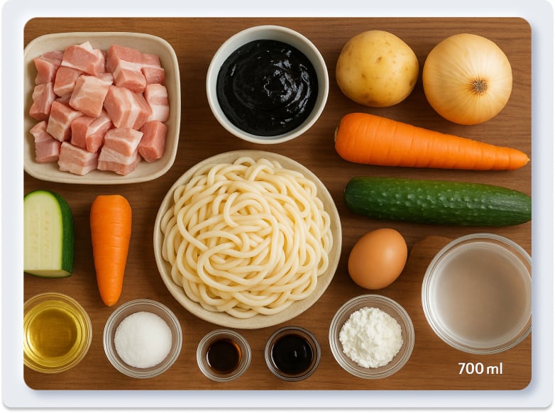 Cách làm mì tương đen Hàn Quốc ngon, không bị đắng