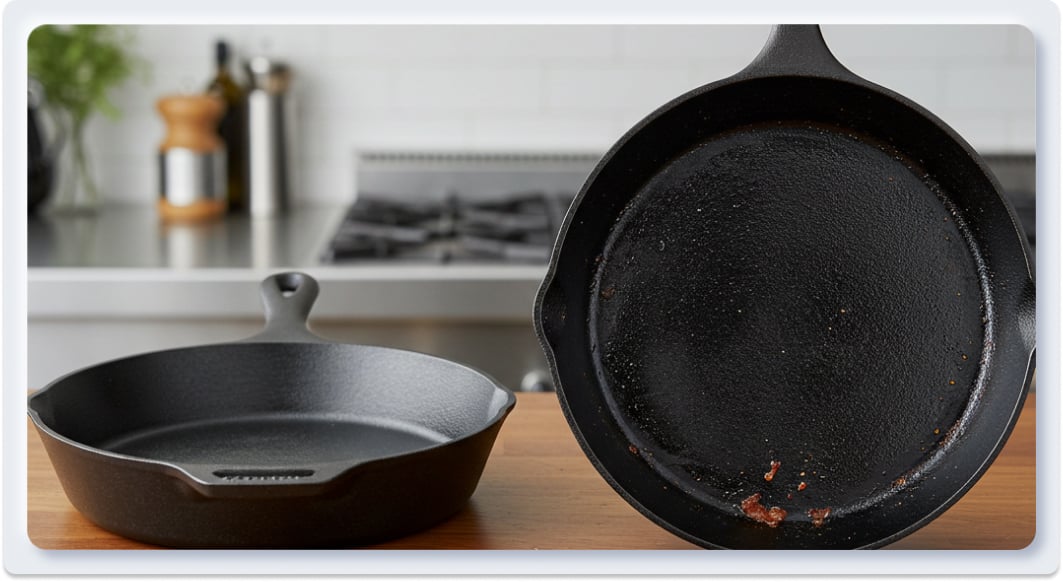 Cách Tôi Dầu Chảo Gang Chi Tiết Từ A-Z Để Chảo Bền Đẹp