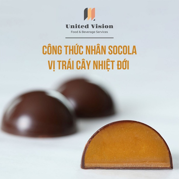 Công thức nhân Socola vị trái cây nhiệt đới
