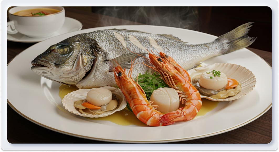 Hướng Dẫn Hấp Hải Sản Giữ Vị Ngọt, Không Bị Khô Dai