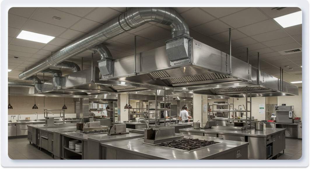 Checklist Toàn Diện Các Yêu Cầu Về Hệ Thống Hút Khói Bếp Khách Sạn (Kỹ Thuật & PCCC)