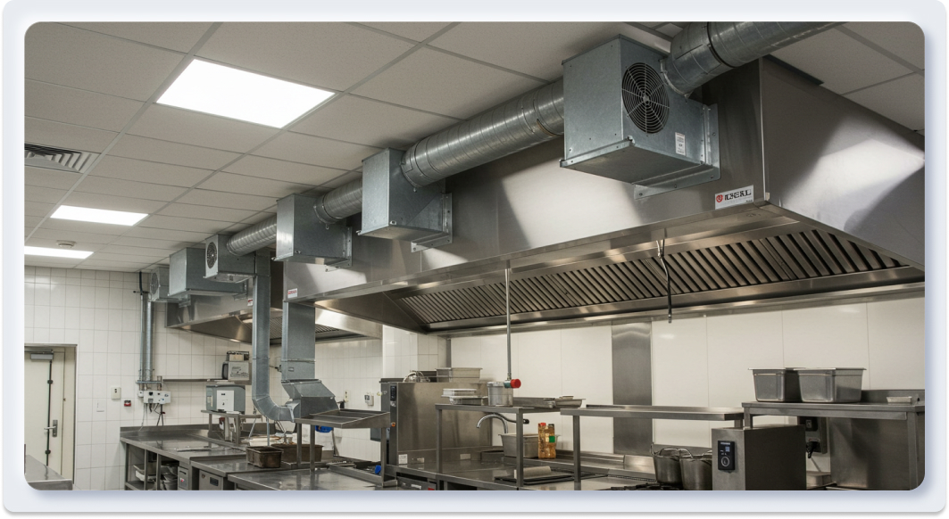 Checklist Toàn Diện Các Yêu Cầu Về Hệ Thống Hút Khói Bếp Khách Sạn (Kỹ Thuật & PCCC)