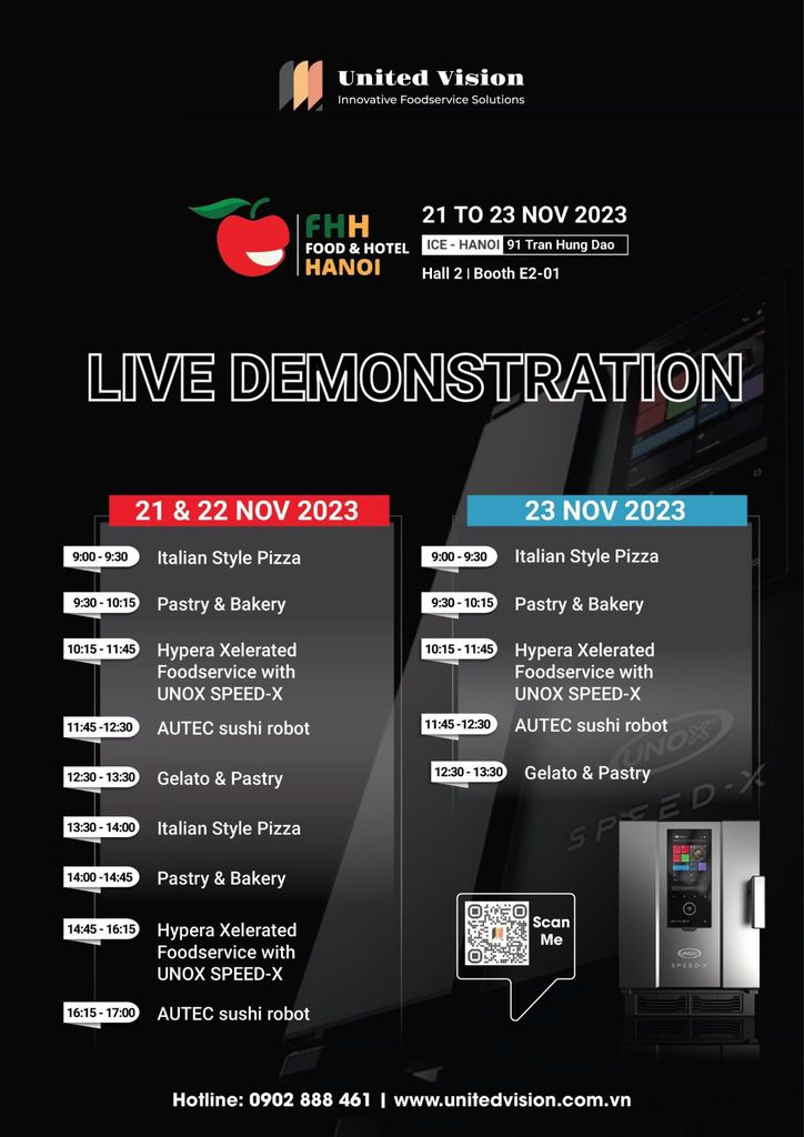 United Vision at Hanoi 2023 F&B - Food & Hotel Industry Exhibition Event