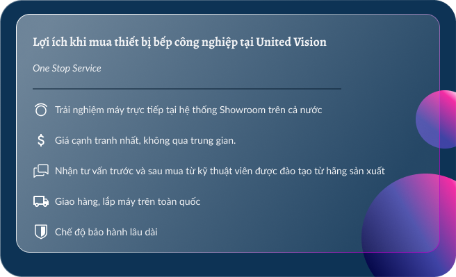 Lợi ích khi mua hàng tại United Vision