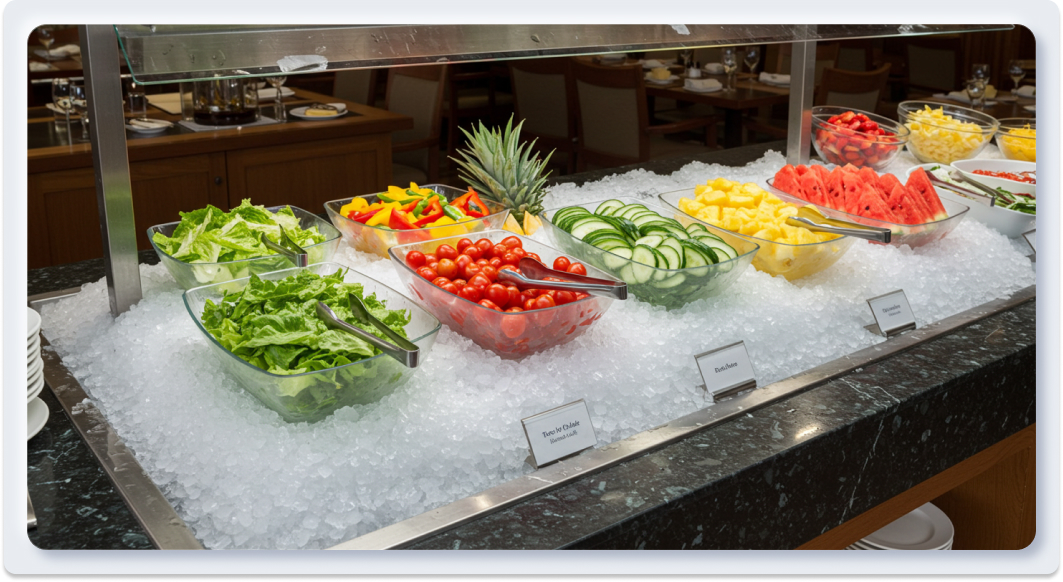 Máy Làm Đá Cho Nhà Hàng - Chứa 166 kg, Chuẩn Mỹ | United Vision