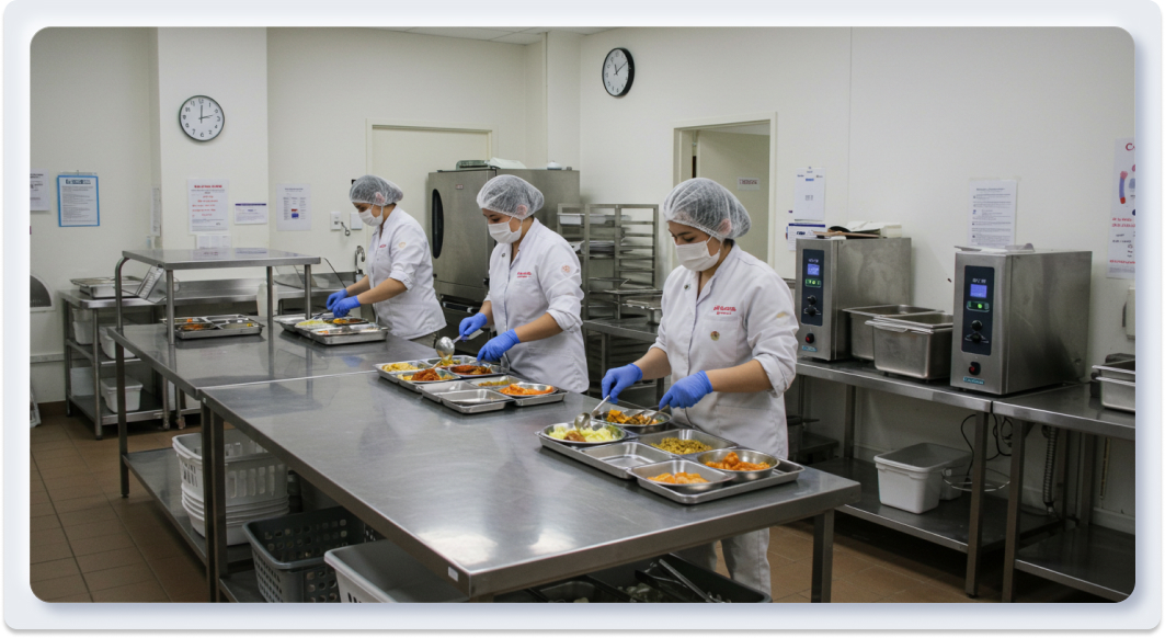 Thiết Kế Bếp Ăn Trường Mầm Non Đạt Chuẩn: Tránh Sai Lầm & Tiết Kiệm Chi Phí