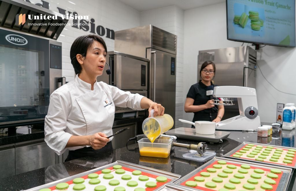 Learn to make macaron at the Macaron Class of United Vision