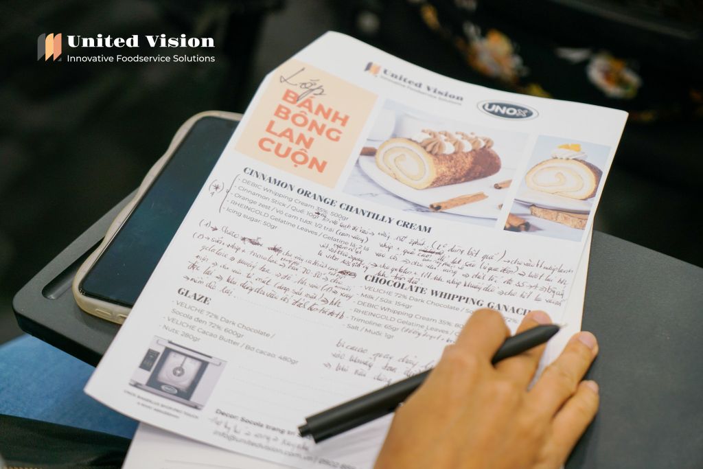 Lớp Bánh Bông Lan Cuộn Cùng Chef Hằng | Nướng Bánh Bông Lan Cuộn Cùng Lò Nướng Đối Lưu UNOX