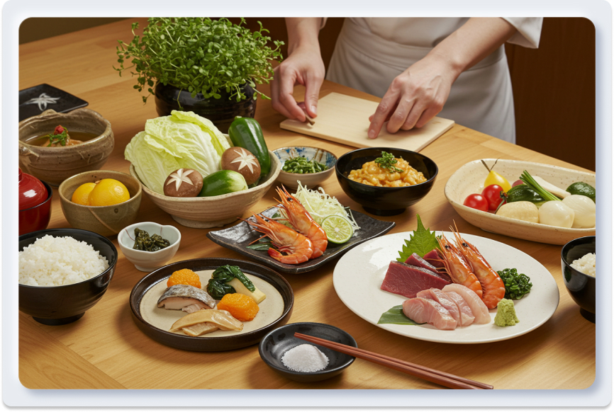 Giải Mã Văn Hóa Ẩm Thực Nhật Bản: Từ Triết Lý Đến Bàn Ăn