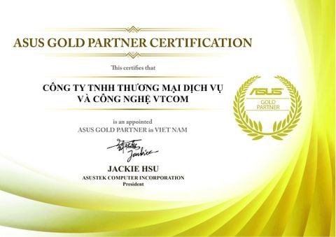 CHỨNG NHẬN UỶ QUYỀN CÁC SẢN PHẨM CỦA VT COMPUTER