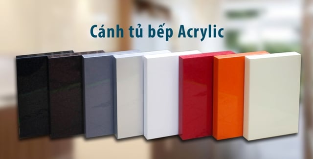 Bảng màu tủ bếp Vinco Plast phủ acrylic