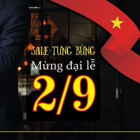 SALE TƯNG BỪNG - MỪNG ĐẠI LỄ 2/9