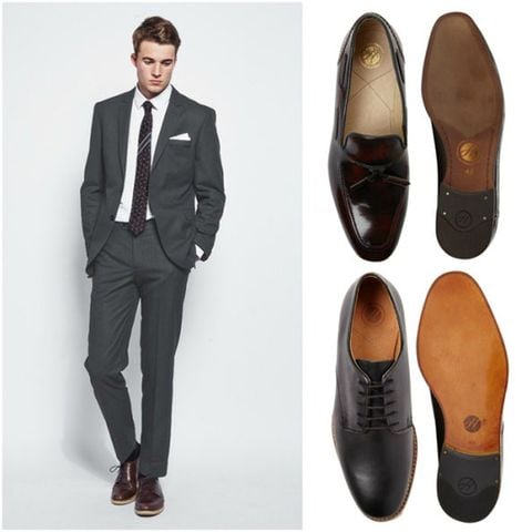 Cách chọn màu giày phù hợp với suit nam đẹp.